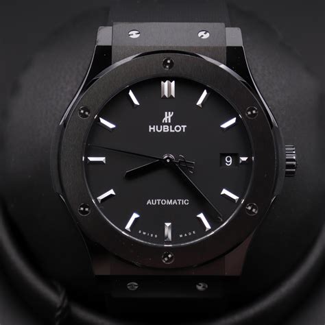 hublot classic fusion chrono black magic ceramic 45mm|Hublot Classic Fusion Chronograph Black Magic Ceramic 45.